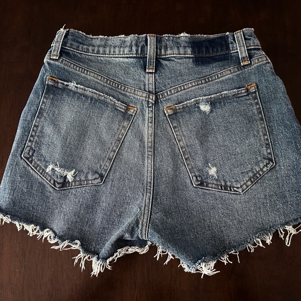 Abercrombie denim Mom Shorts
